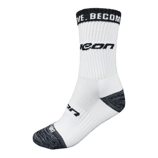 Icon PRO Performance Dri-Tec White Crew Socks